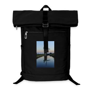 Windmill by Quiet Canal - Laptop Backpack - black - Front