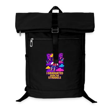 College Dropout - Laptop-Rucksack  - Schwarz - Vorne