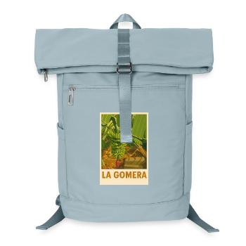 La Gomera Tropical Poster Vintage - Laptop Backpack - ice blue - Front