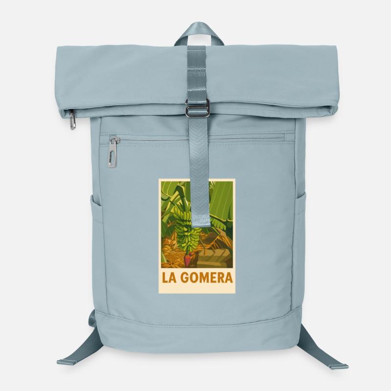La Gomera Tropenposter Vintage Laptop-Rucksack 
