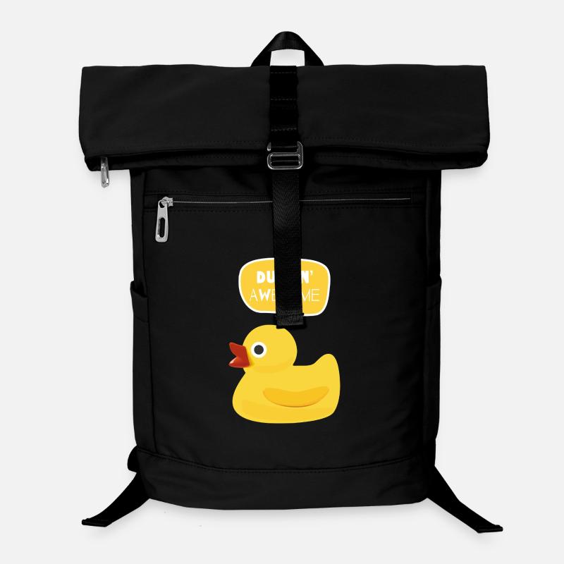 DUCKIN_AWESOME - Laptop-Rucksack  - Schwarz