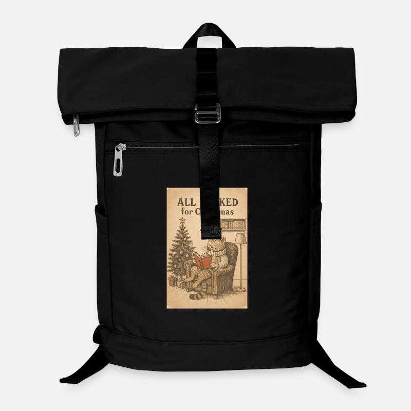 Tous réservés pour Noël Cat Sac à dos ordinateur