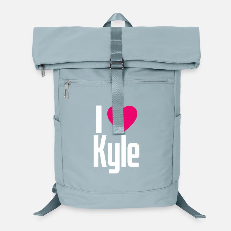 J’aime Kyle Coeur rose J’aime Kyle Sac à dos ordinateur