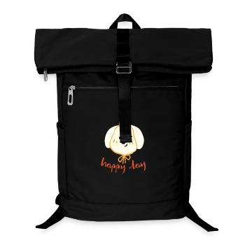 Happy Day liebenswerter Hund  - Laptop-Rucksack  - Schwarz - Vorne