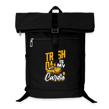 Garbage Day is my favorite day - Laptop Backpack - black - Front