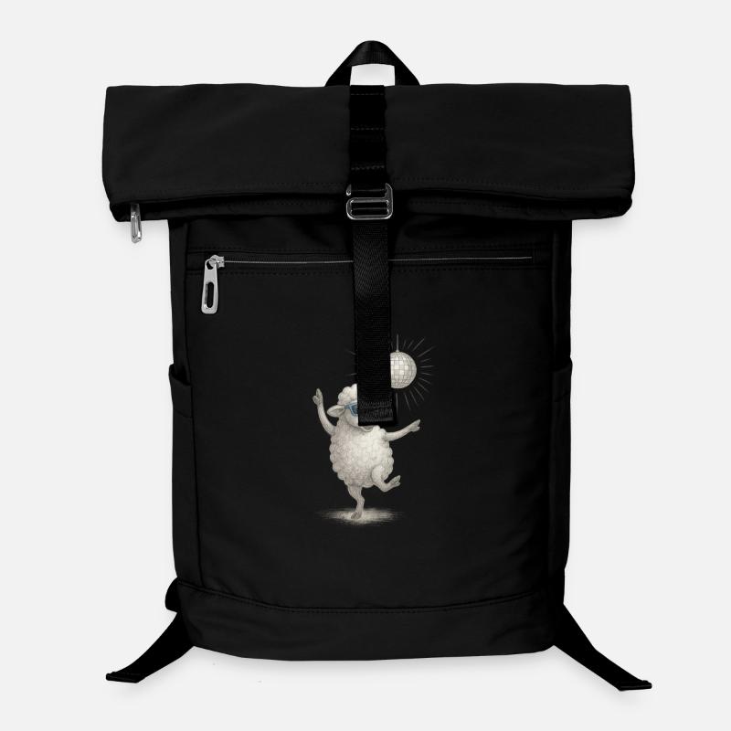 Disco Schaf mit Sonnenbrille Laptop-Rucksack 
