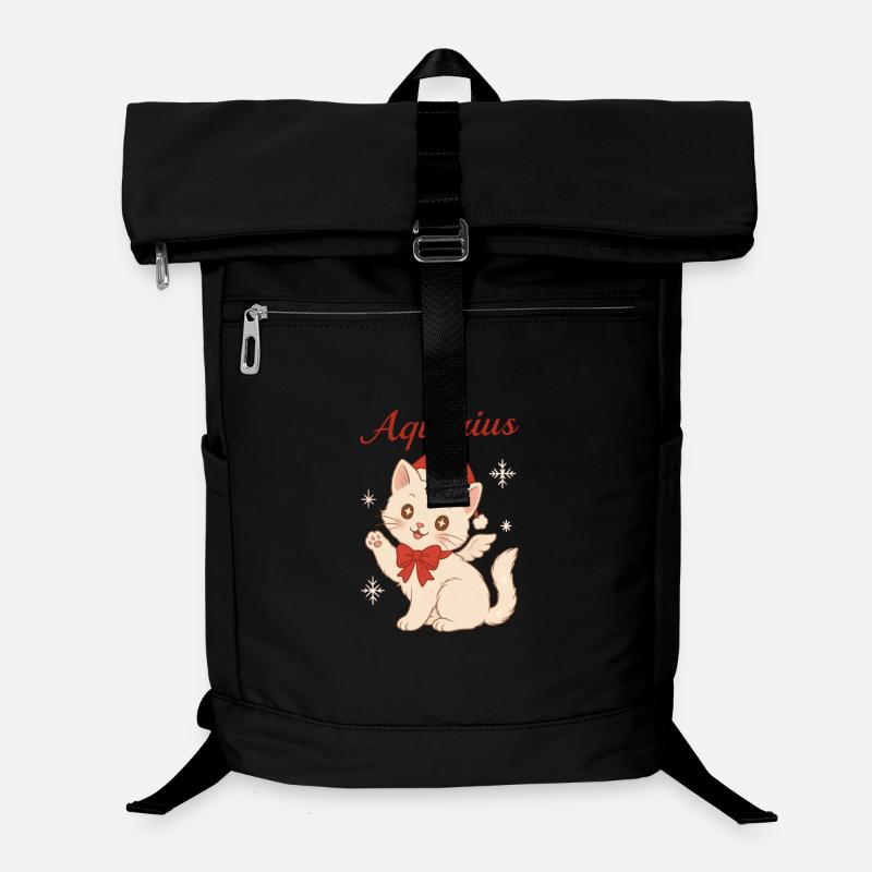 Aquarius Winter Cat Laptop Backpack