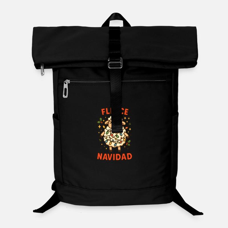 Noël drôle de Noël mouton Sac à dos ordinateur