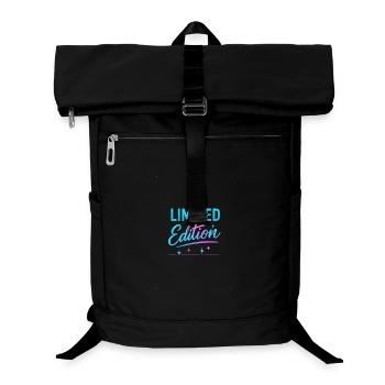 Limitierte Edition Neon Glanz - Laptop-Rucksack  - Schwarz - Vorne