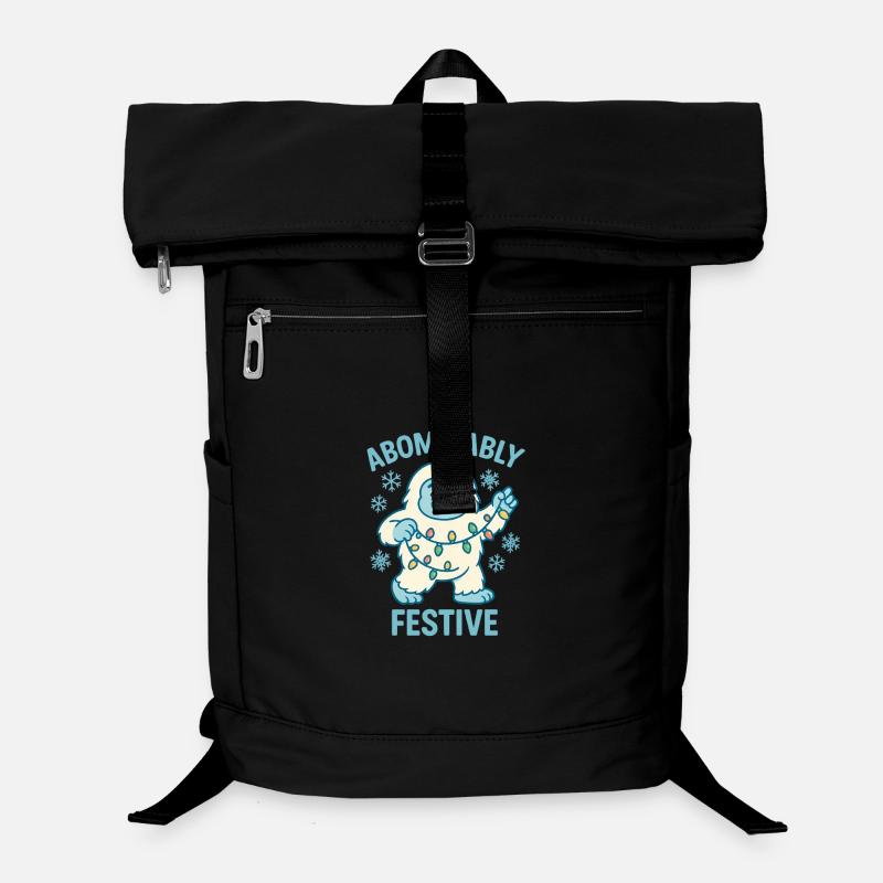 Abominably Festive – Christmas Yeti Laptop Backpack