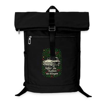 Süßer die Kolben nie klingen - Trabi Weihnacht - Laptop-Rucksack  - Schwarz - Vorne
