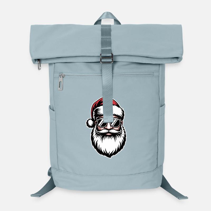 Cooler Weihnachtsmann mit Sonnenbrille Laptop-Rucksack 