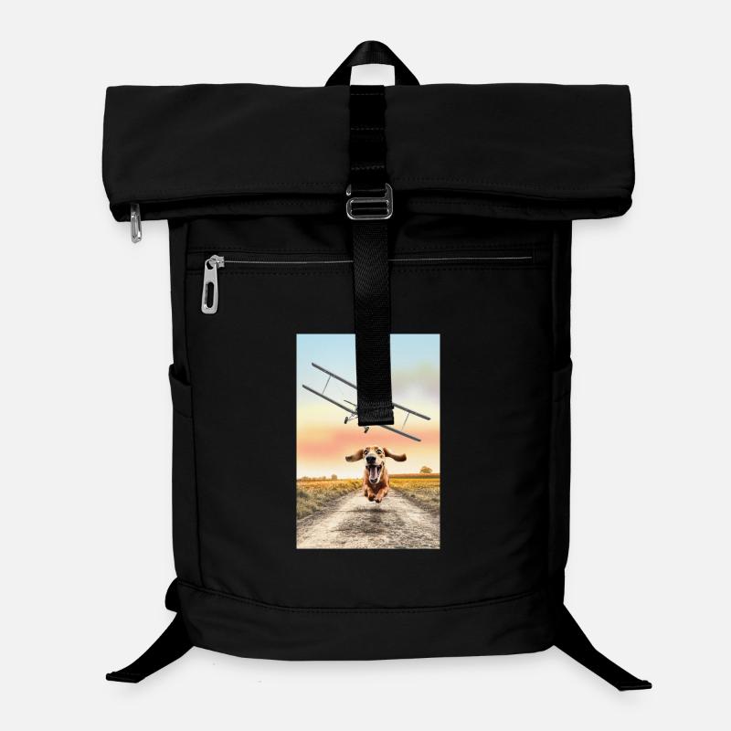 North by Northwest - Édition pour chiens - Sac à dos ordinateur - noir