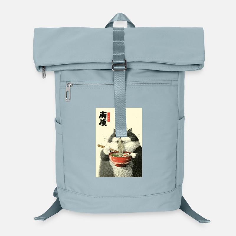 Charme ukiyo-e de chat ramen Sac à dos ordinateur
