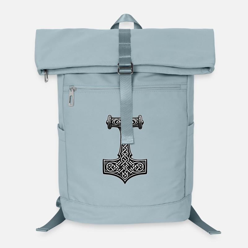 Mjölnir Wikinger Knotensymbol Laptop-Rucksack 
