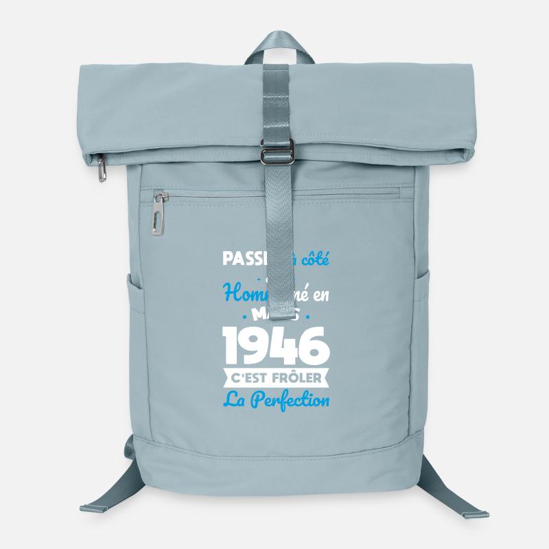 80. Geburtstag – Geboren im März 1946 Laptop-Rucksack 