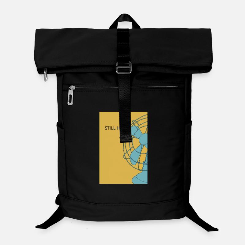 Modernes Minimal Poster „Still Hot“ Laptop-Rucksack 
