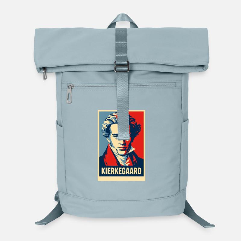 Kierkegaard Pop Art Portrait Sac à dos ordinateur