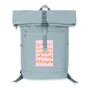 You can - pink orange - Laptop Backpack - ice blue - Front