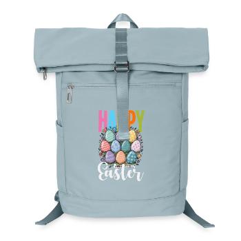 Frohe Ostern Süßer Osterhase Eiersuche Ostereier - Laptop-Rucksack  - Eisblau - Vorne