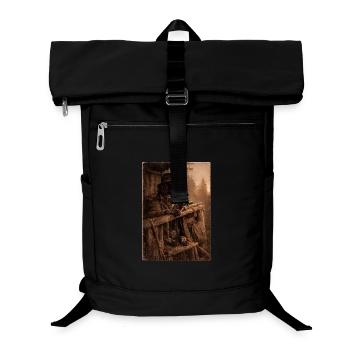 Evening Hide - German Longhair - Laptop Backpack - black - Front