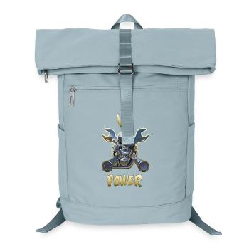 Moteur v8 Power Gold - Sac à dos ordinateur - bleu glacier - Devant
