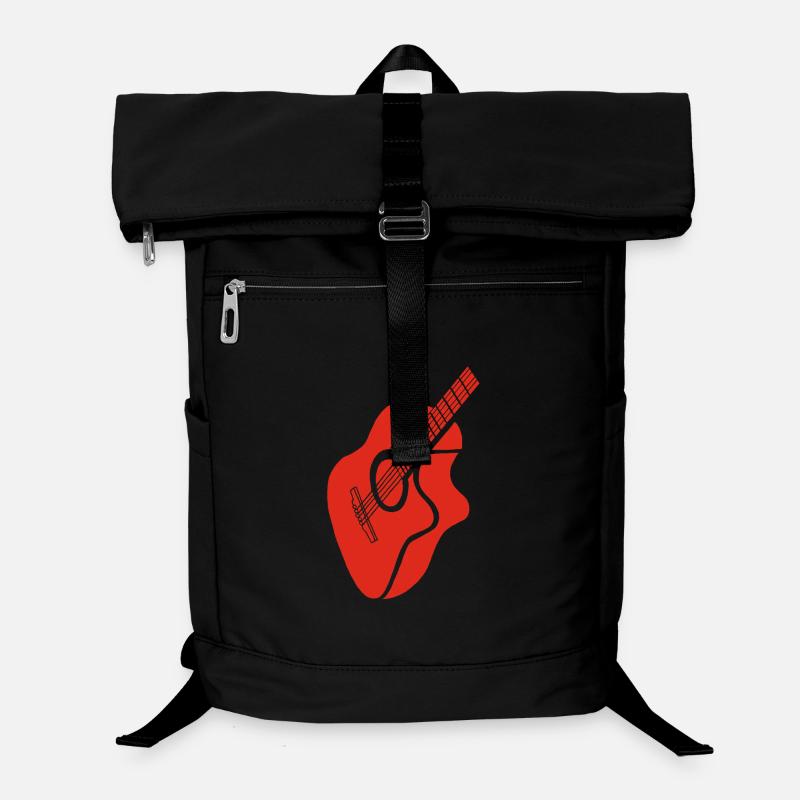guitare rouge Sac à dos ordinateur