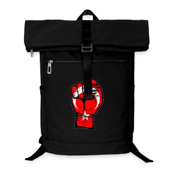 Drapeau de la Turquie Poing Main Symbole utilisé - Sac à dos ordinateur - noir - Devant