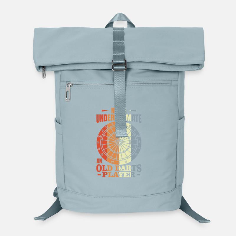 Darts player Grandpa Laptop Backpack