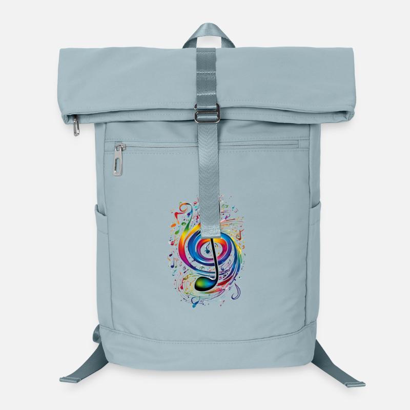 Gemütlicher und stilvoller Notenschlüssel ,Musiker Laptop-Rucksack 