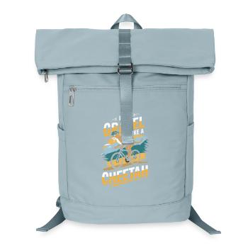 Graphique de cyclisme Race Gravel Like a Cheetah - Sac à dos ordinateur - bleu glacier - Devant