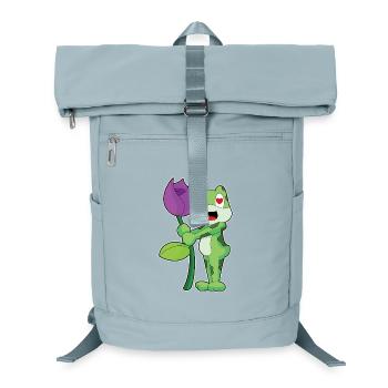 Frosch Blume - Laptop-Rucksack  - Eisblau - Vorne