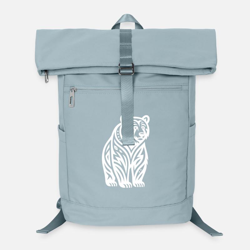 Just a White Bear #2 / JustN-imal Laptop-Rucksack 