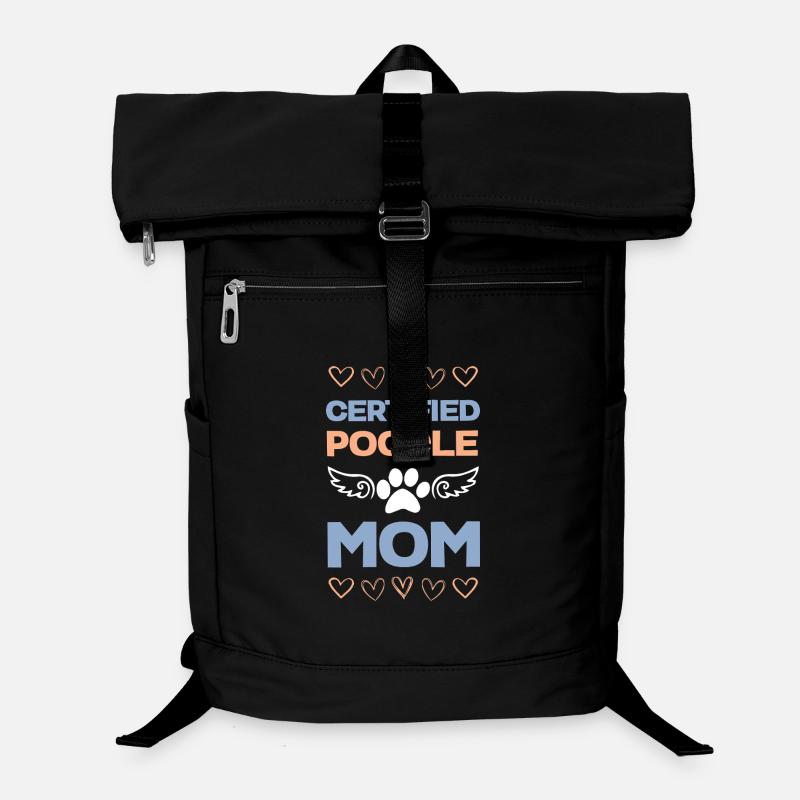 Zertifizierte Pudel-Mama Laptop-Rucksack 