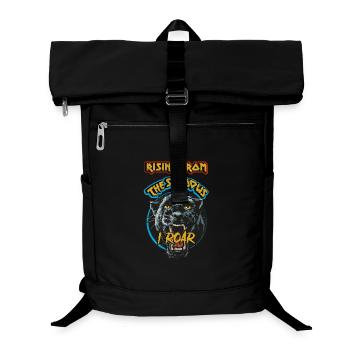Aus den Schatten aufsteigend - Laptop-Rucksack  - Schwarz - Vorne