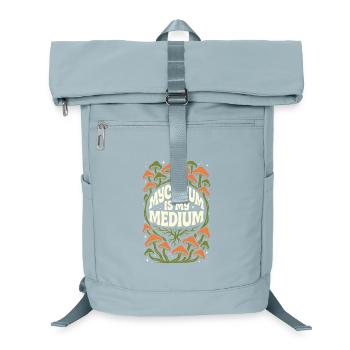 Mycelium Is My Medium | Mycology Fungi - Laptop Backpack - ice blue - Front