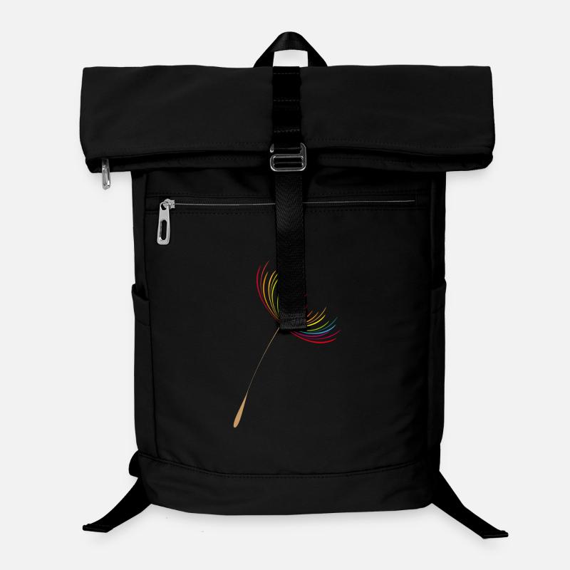 colorful and filigree dandelion seeds (dandelion) Laptop Backpack