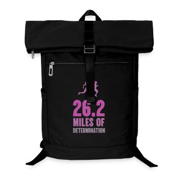 Marathon - 26,2 Meilen Entschlossenheit - Laptop-Rucksack  - Schwarz - Vorne