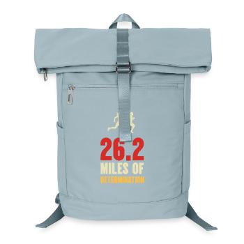 Marathon - 26,2 Meilen Entschlossenheit - Laptop-Rucksack  - Eisblau - Vorne