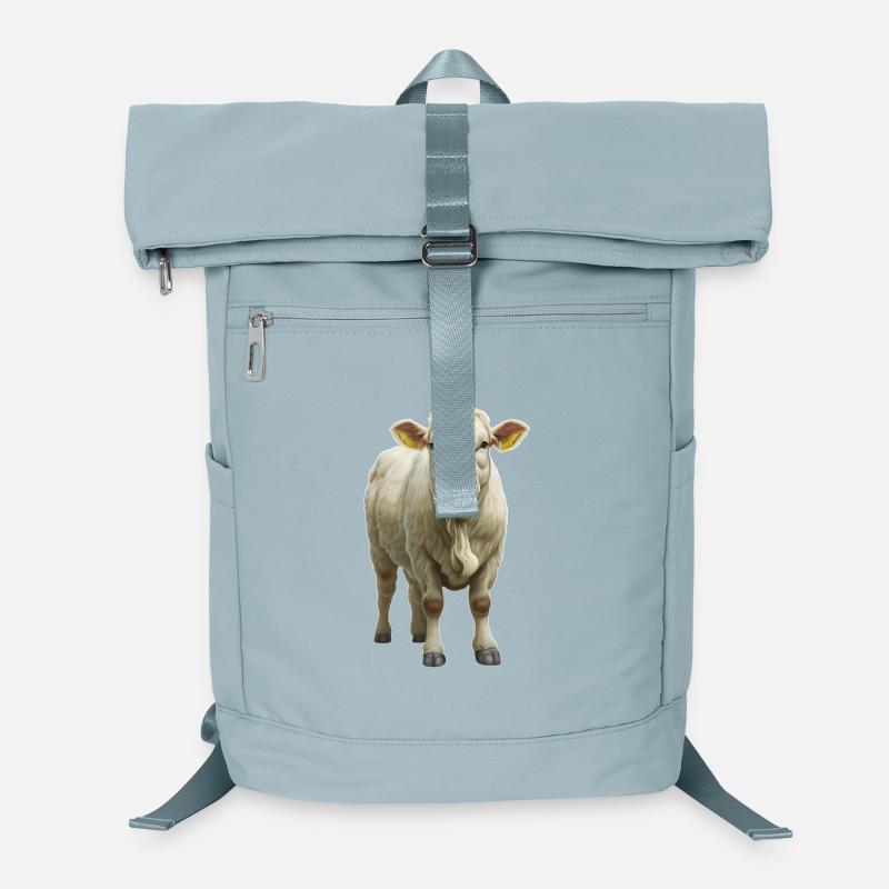 Charolais Beef Laptop Backpack