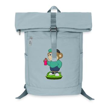 Monkey Sprayer Spray Can - Laptop Backpack - ice blue - Front