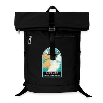 Senhor da Pedra Chapel, Miramar Beach - Laptop Backpack - black - Front
