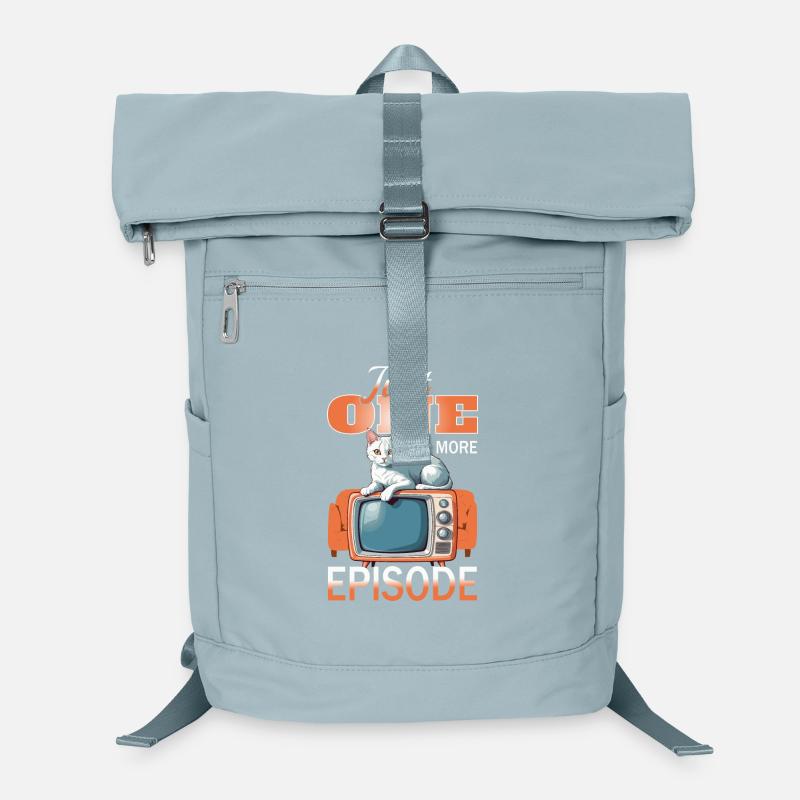 Cat on TV Laptop Backpack