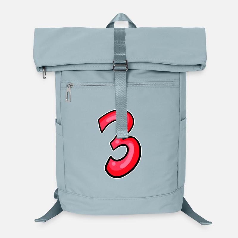 Trois - 3 - Numéro 3 - Numéro 3 Sac à dos ordinateur