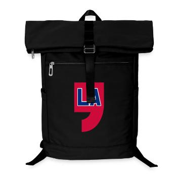 COMMA LA, CAMALA HARRIS FÜR DIE PRÄSIDENTSCHAFT 2024 - Laptop-Rucksack  - Schwarz - Vorne