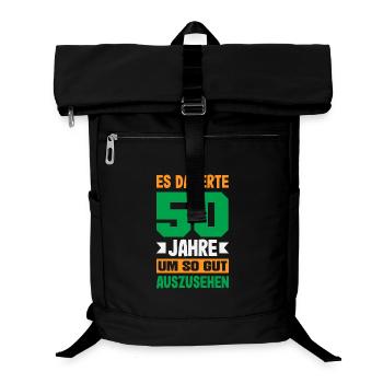 Cadeau amusant pour un 50e anniversaire - Sac à dos ordinateur - noir - Devant