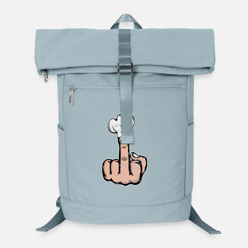 Middle Finger Stinky Finger Chef's Hat Design Laptop Backpack