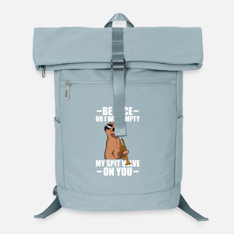 Sois gentil ou je vide le trompettiste Sac à dos ordinateur