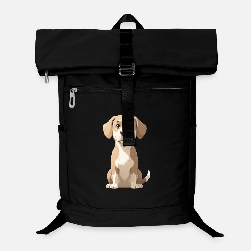 Beagle Cartoon Cuddly Dog Laptop Backpack