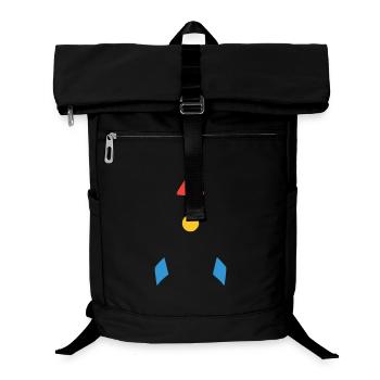 Vaisseau spatial fusée abstrait - Sac à dos ordinateur - noir - Devant